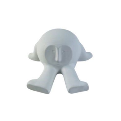 Escultura Max Relaxado Branco 23cm