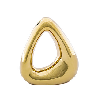 Vaso Delta Dourado 21cm