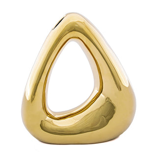 Vaso Delta Dourado 26cm