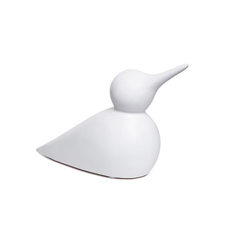 Escultura Passaro Branco 21x13cm