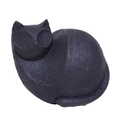 Escultura Gato Preto 17x15cm