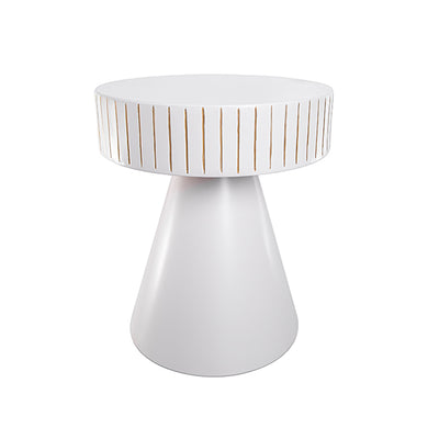 Mesa Lateral Em Metal 39x48cm