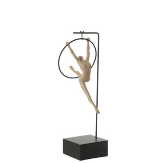 Escultura Ginasta Na Argola 48cm