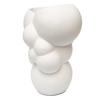 Vaso Organico Branco 24cm