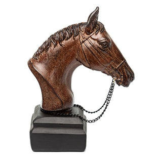 Escultura Cabeca de Cavalo 20cm