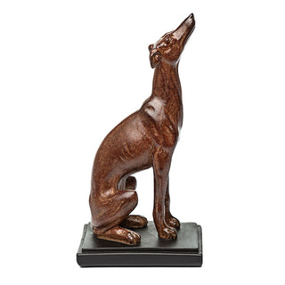 Escultura Galgo Sentado 20cm