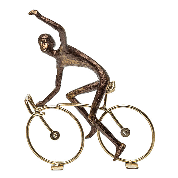 Escultura Ciclista Equilibrio 18cm