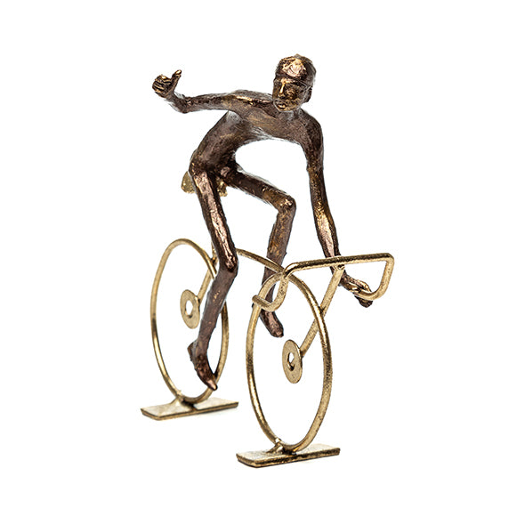 Escultura Ciclista Movimento 21cm