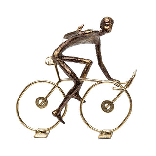 Escultura Ciclista Movimento 21cm