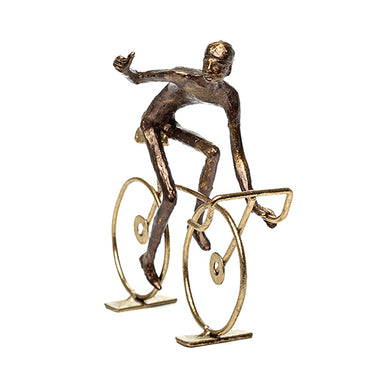 Escultura Ciclista Movimento 21cm