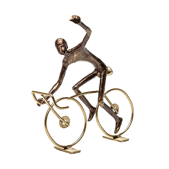 Escultura Ciclista Equilibrio 26cm
