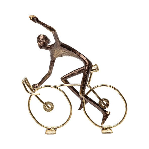 Escultura Ciclista Equilibrio 26cm