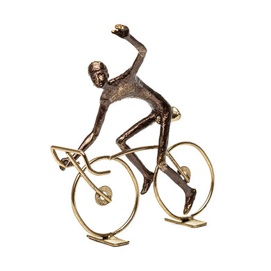 Escultura Ciclista Equilibrio 26cm