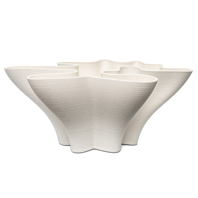 Vaso Lotus Contemporaneo 3d 35x15cm