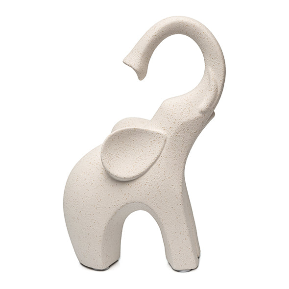 Escultura Elefante Minimal Areado 22cm