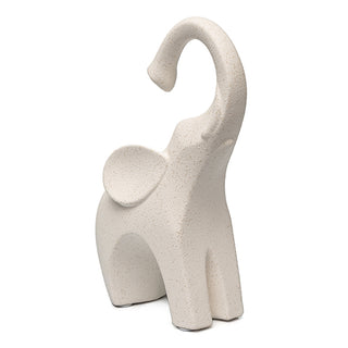 Escultura Elefante Minimal Areado 22cm