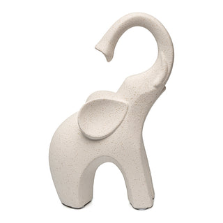 Escultura Elefante Minimal Areado 22cm