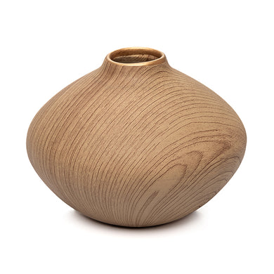 Vaso Aura Amadeirado 10cm