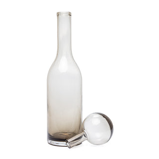 Garrafa Decorativa Cinza Fume 51cm