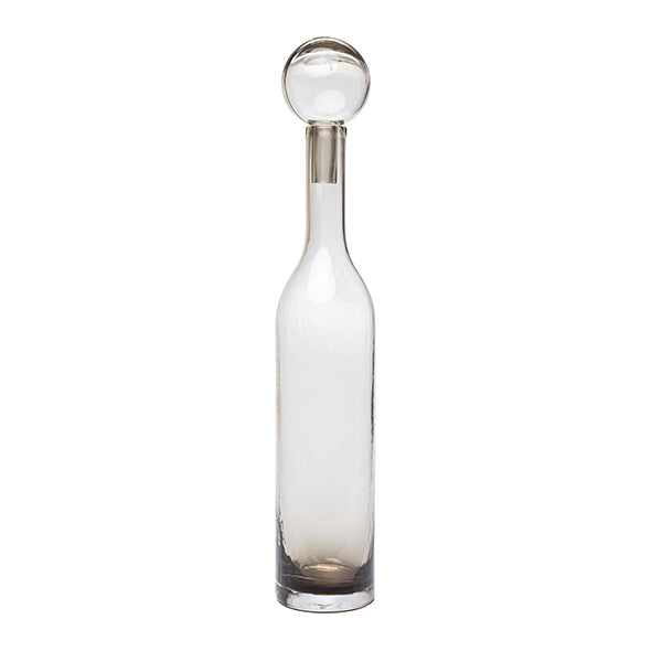 Garrafa Decorativa Cinza Fume 63cm