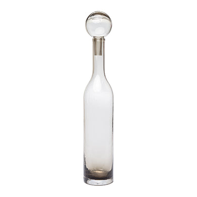 Garrafa Decorativa Cinza Fume 63cm