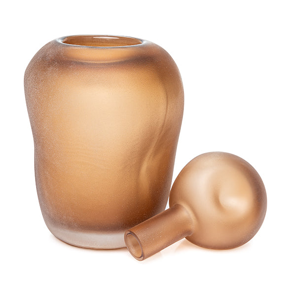 Garrafa Decorativa Ambar Fosco 23cm