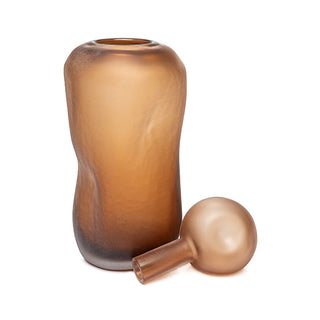 Garrafa Decorativa Ambar Fosco 28cm