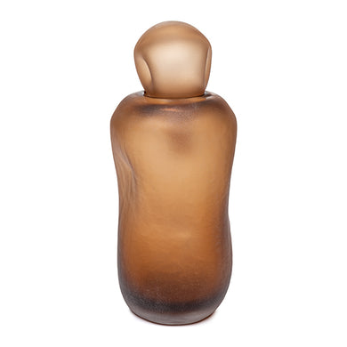 Garrafa Decorativa Ambar Fosco 28cm