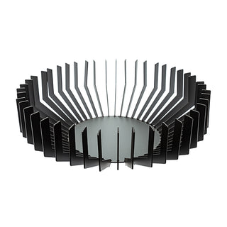 Centro de Mesa Fenda Em Metal Preto 33cm