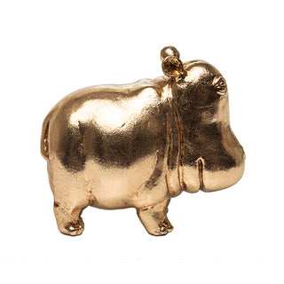 Escultura Hipo Dourado 12cm