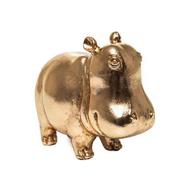 Escultura Hipo Dourado 12cm
