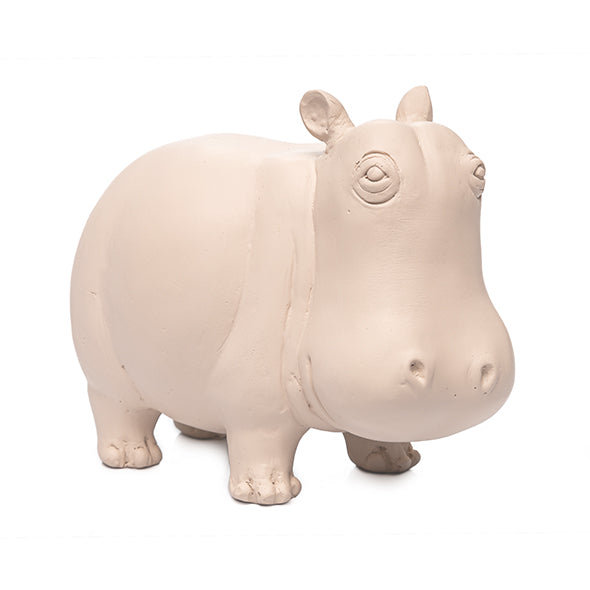 Escultura Hipo Creme 16cm