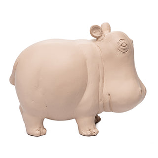 Escultura Hipo Creme 16cm