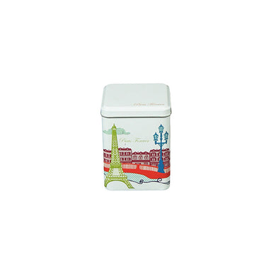 Caixa Cha Quadrada Paris 200g 9x11cm