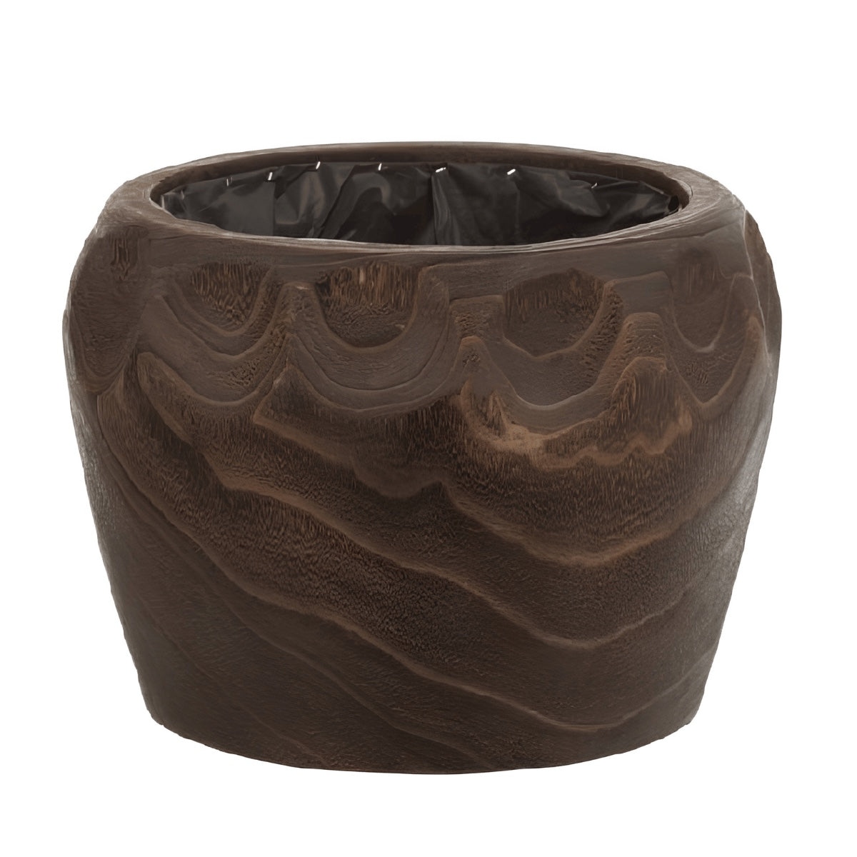 Cachepot Thibo Em Madeira 29x20cm
