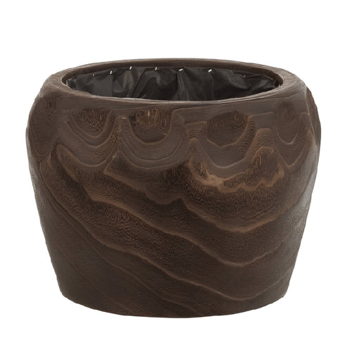 Cachepot Thibo Em Madeira 29x20cm