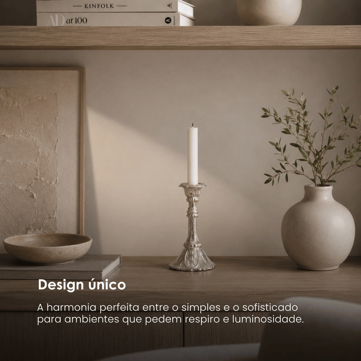 Castical Oriental Em Vidro 17cm