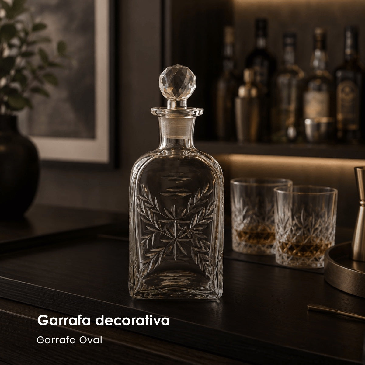 Garrafa Oval 1L 24cm