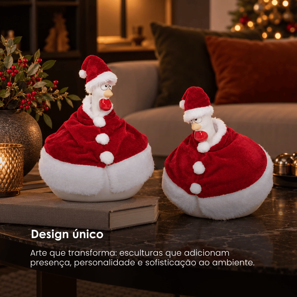 Jg. 2 Galinhas Natal 21cm