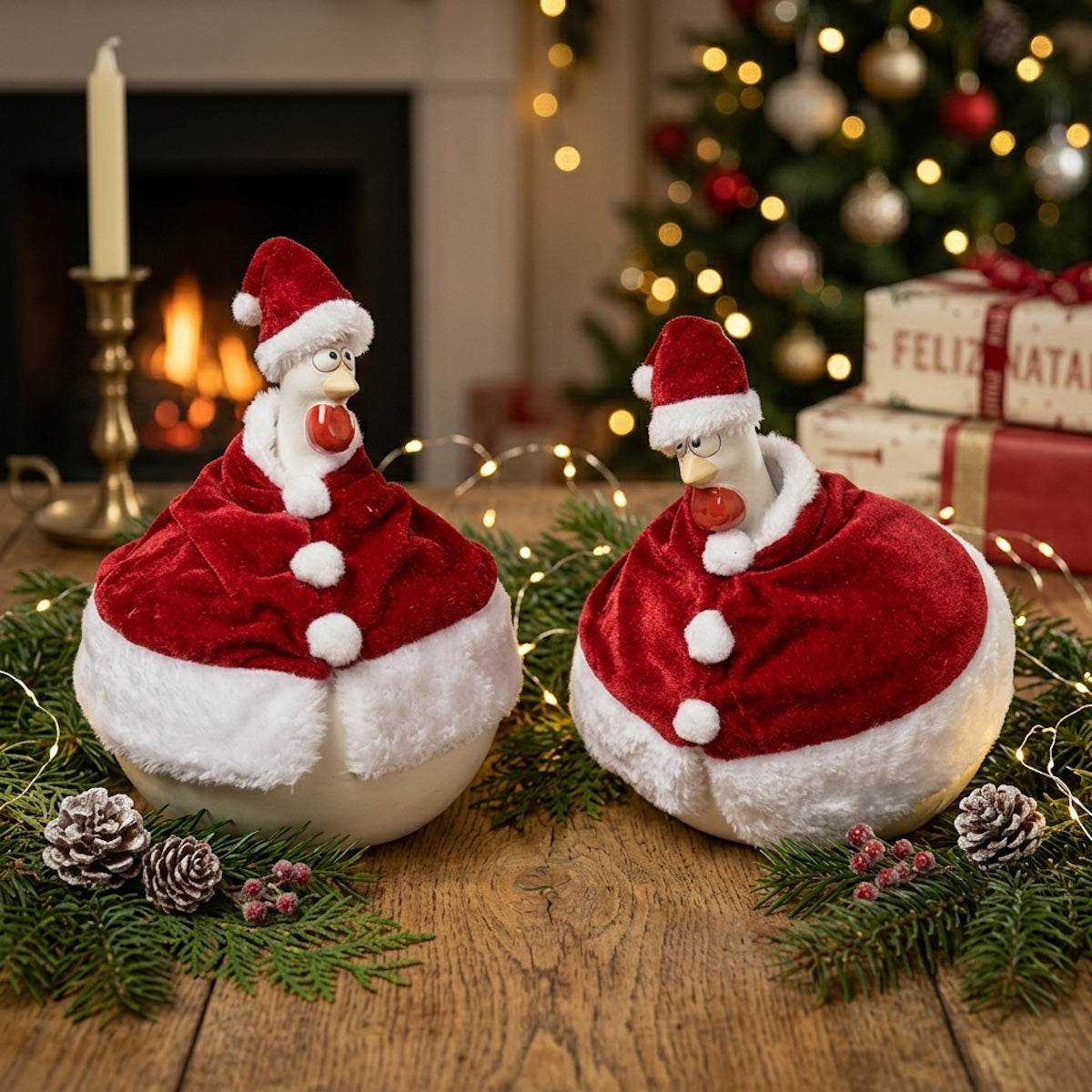 Jg. 2 Galinhas Natal 21cm