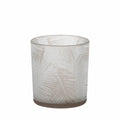 Castical Folhas Em Vidro 8cm