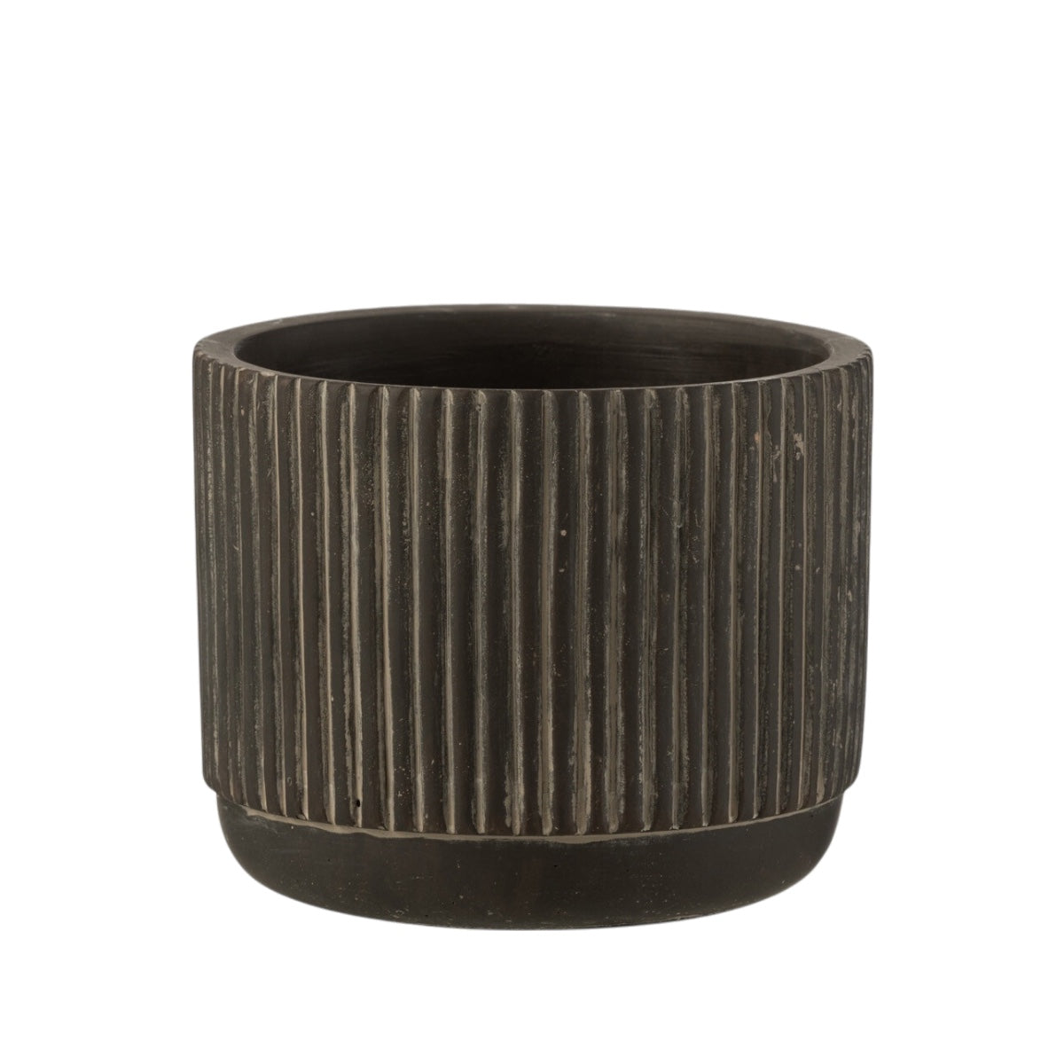 Cachepot Line Preto 11cm