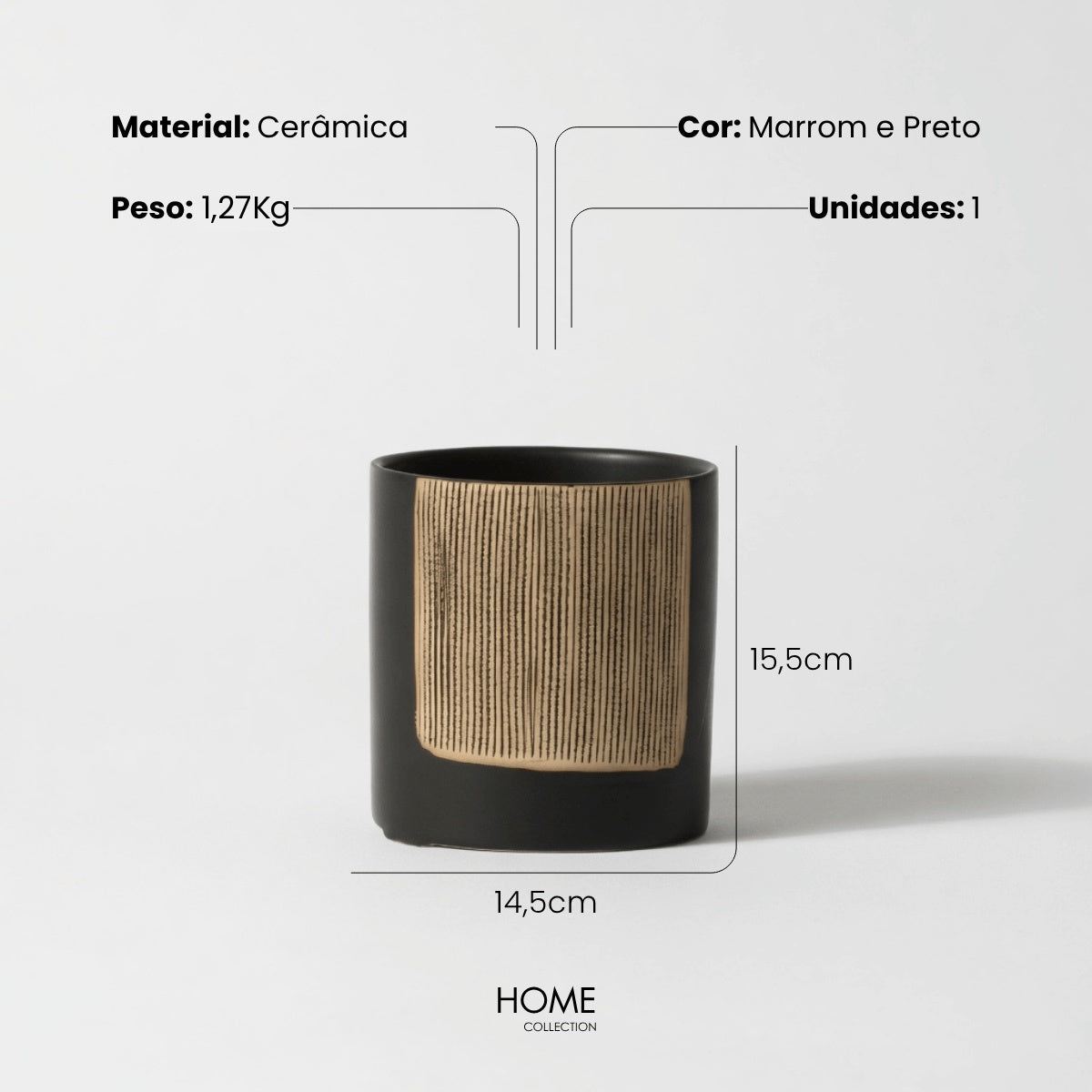 Cachepot Ibiza 16cm