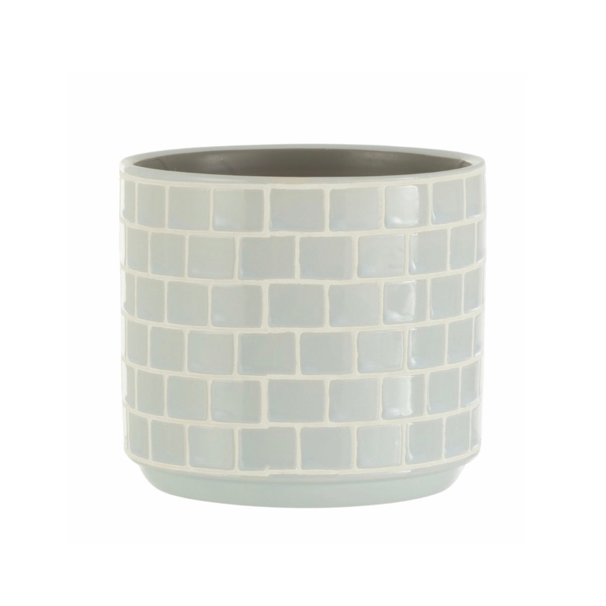Cachepot Azulejo Azul 14cm