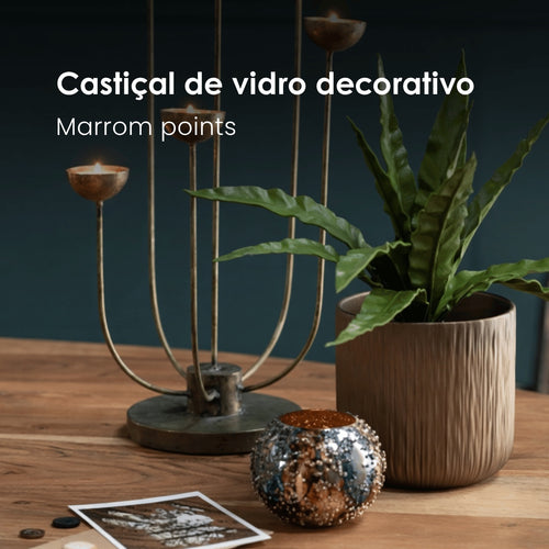 Castical Points Em Vidro 11cm