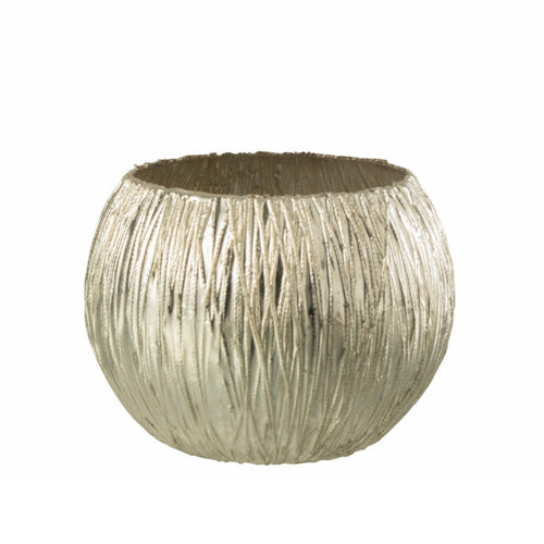 Castical Lines Prata Em Vidro 8cm