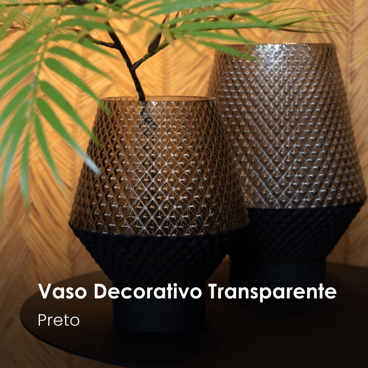 Vaso Patt Em Vidro 22cm