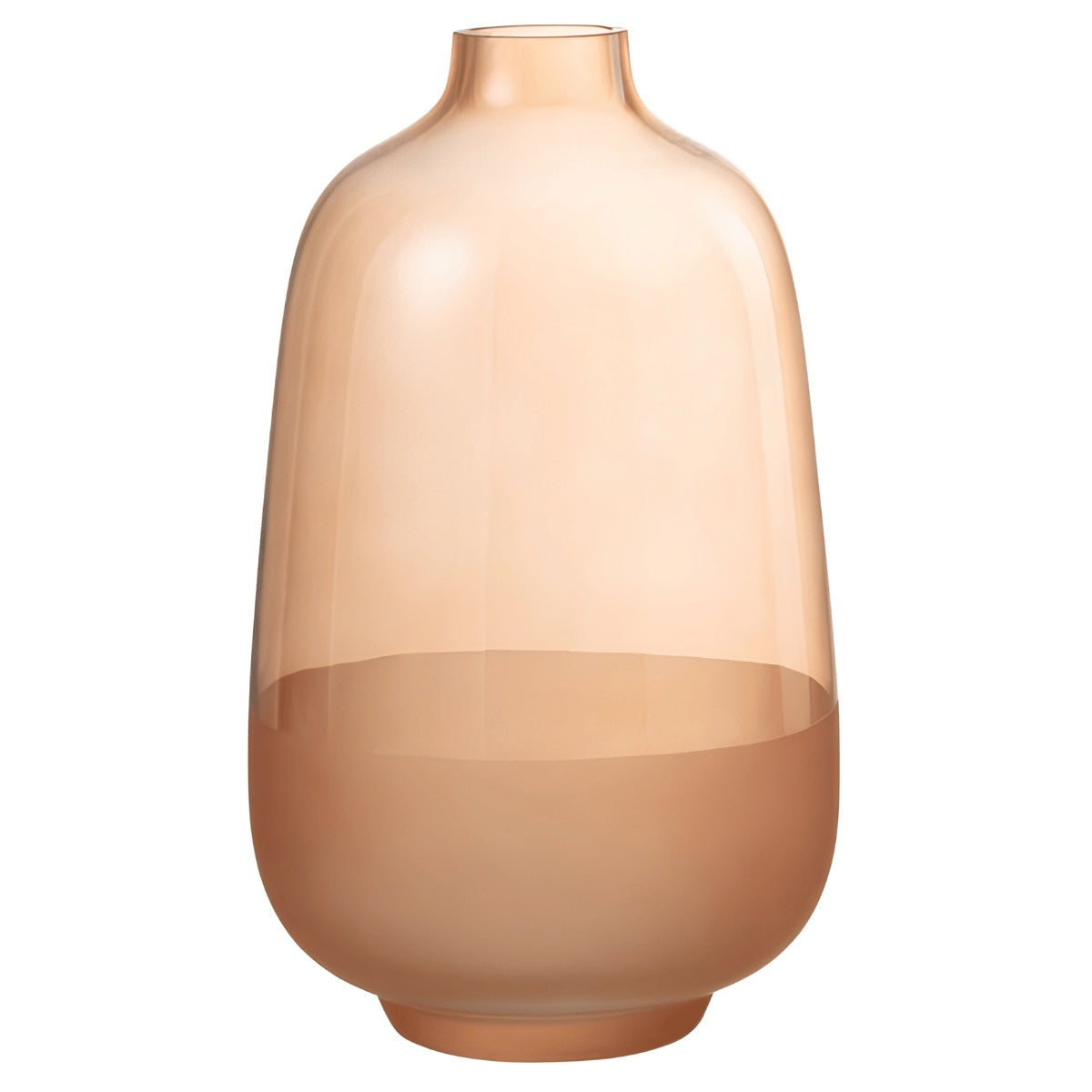 Vaso Hany Pessego Em Vidro 27cm