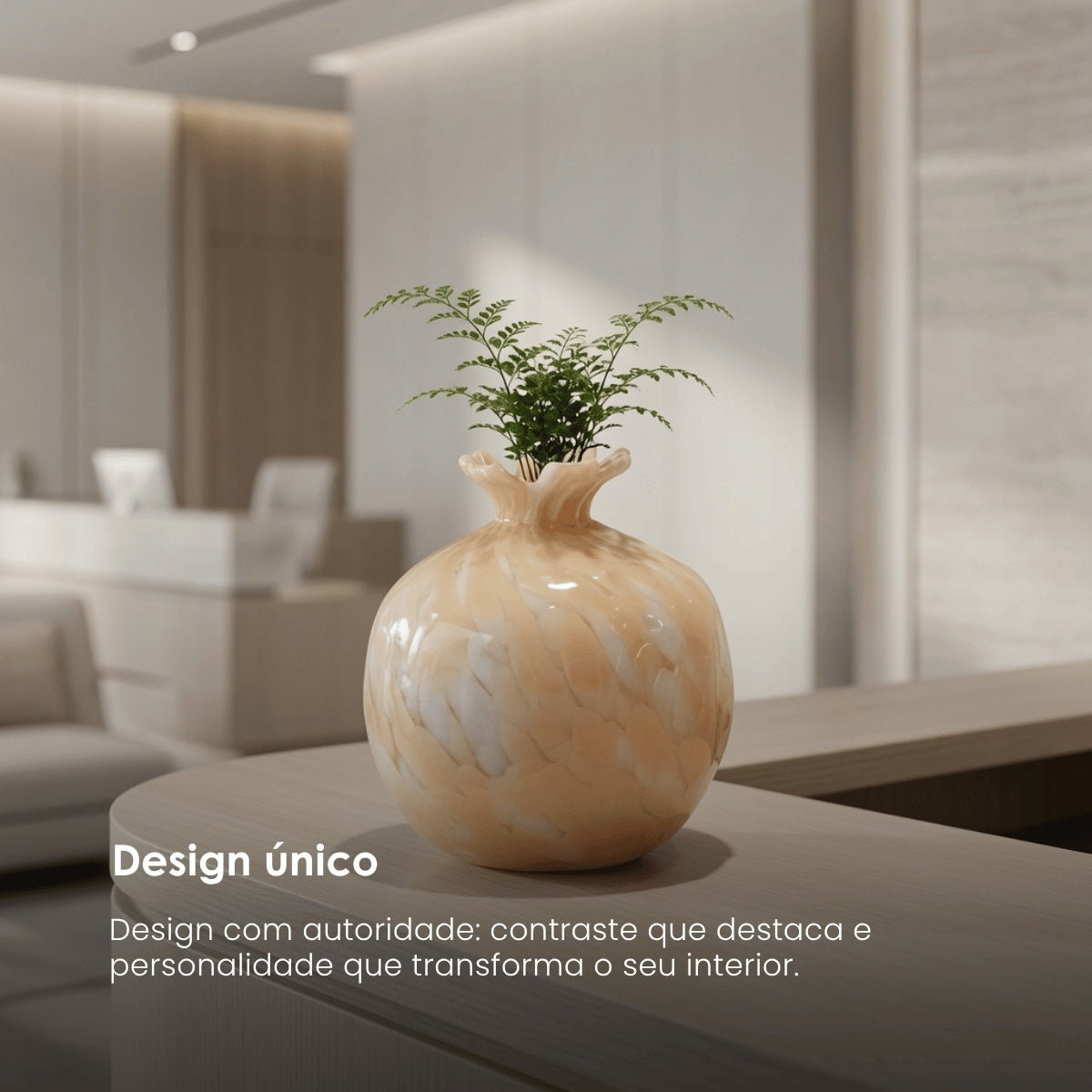 Vaso Melissa Bege 14cm
