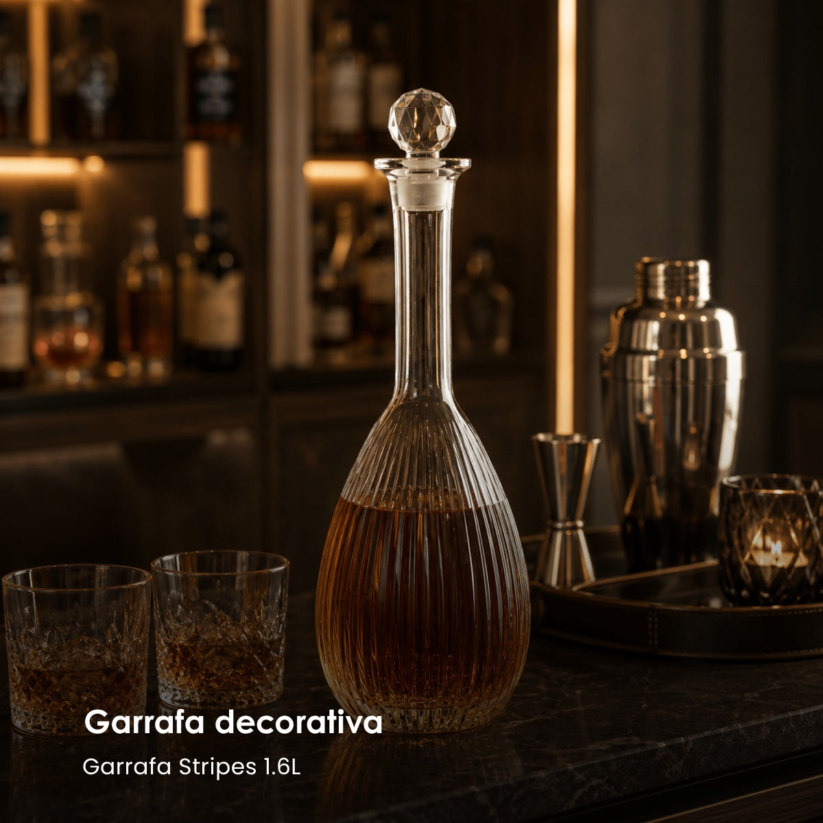 Garrafa Stripes 1.6L 39cm